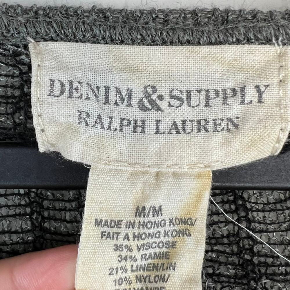 Denim & Supply Ralph Lauren Lightweight Knit Pullover Western Sweater Medium - Picture 4 of 5